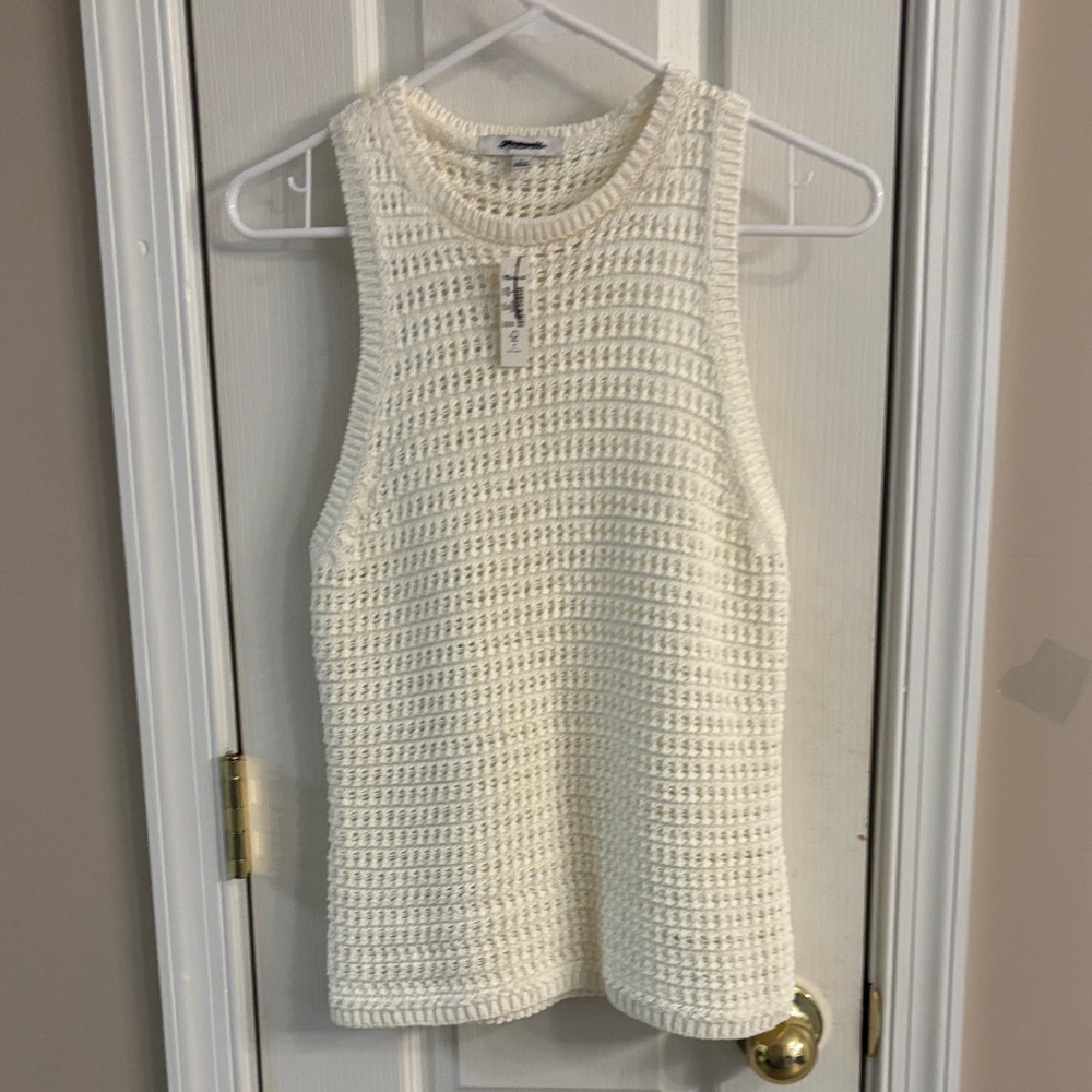 Nwt. Madewell Ivory Knit Tank Top size small